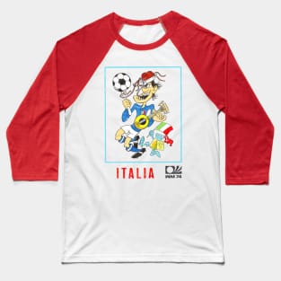 Italia 74 / Vintage Faded-Style Football Design Baseball T-Shirt